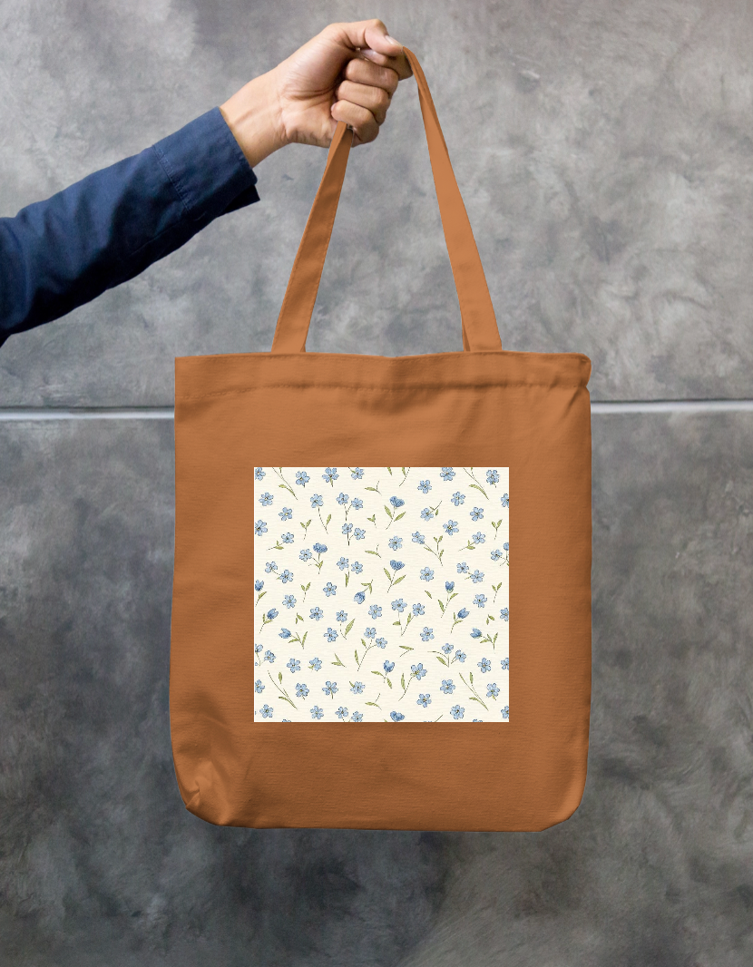 Floral pattern1 Zipper Tote Bag by @anujamathur18