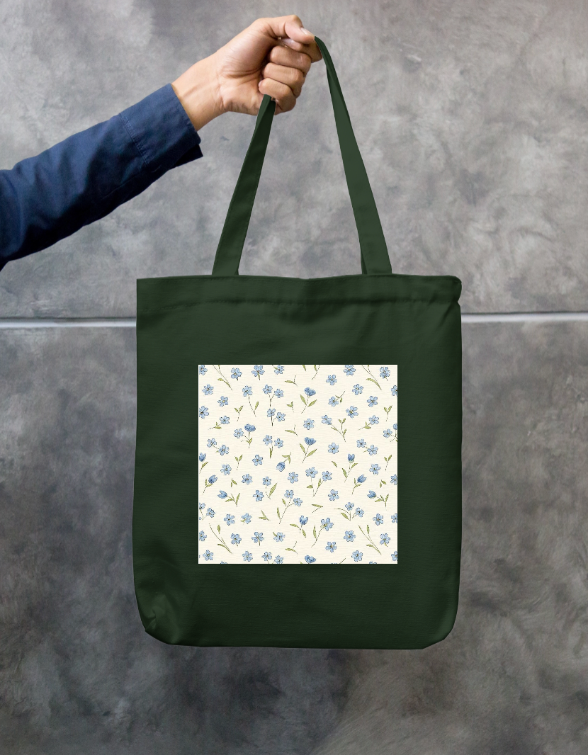 Floral pattern1 Zipper Tote Bag by @anujamathur18