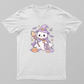 Cute Pastel Ghost Witch Halloween PNG, Kawaii Trick or Treat Clipart, Spooky Cute Ghost Sublimation, Purple Witch Hat Gh Unisex T-shirt by VIMAL R