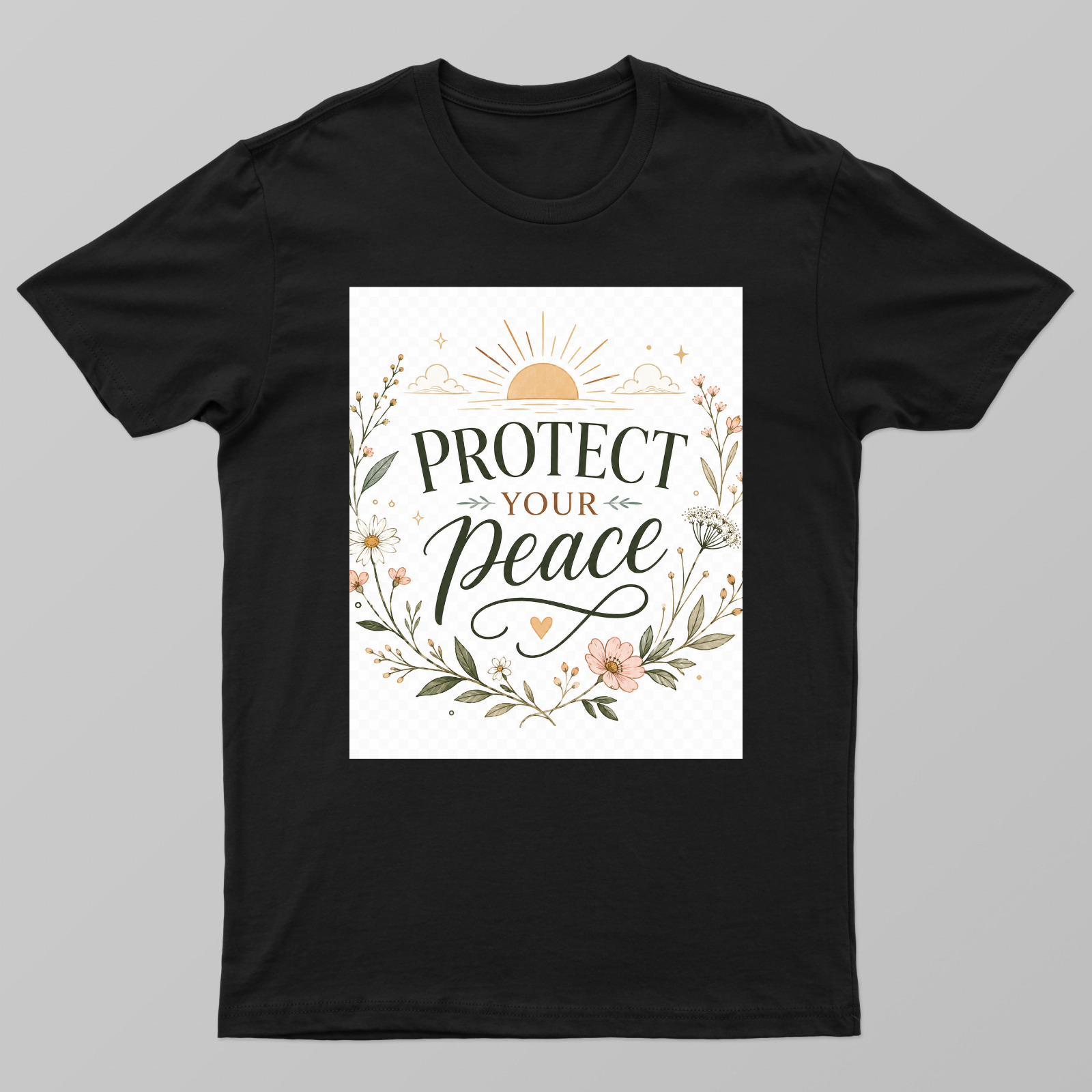 Protect your peace Unisex T-shirt by Trishaa Mandal