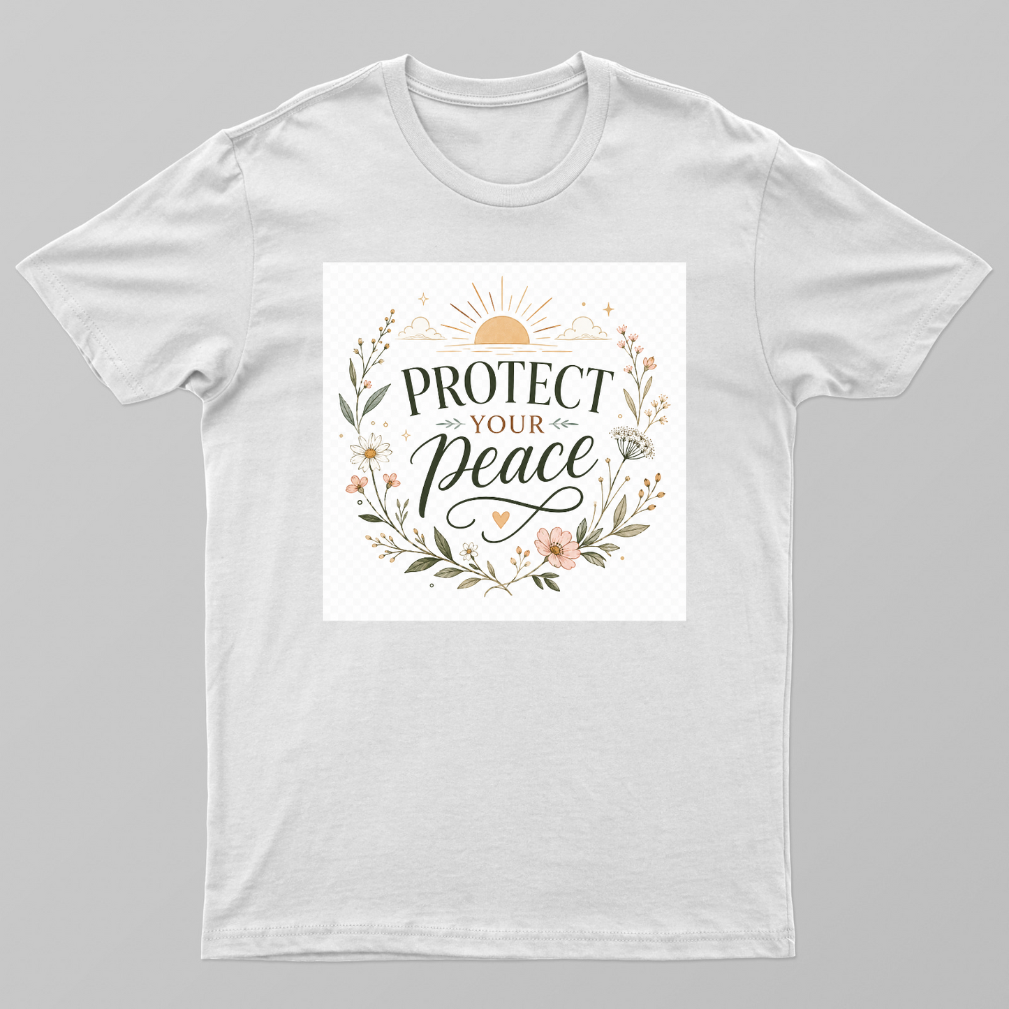 Protect your peace Unisex T-shirt by Trishaa Mandal