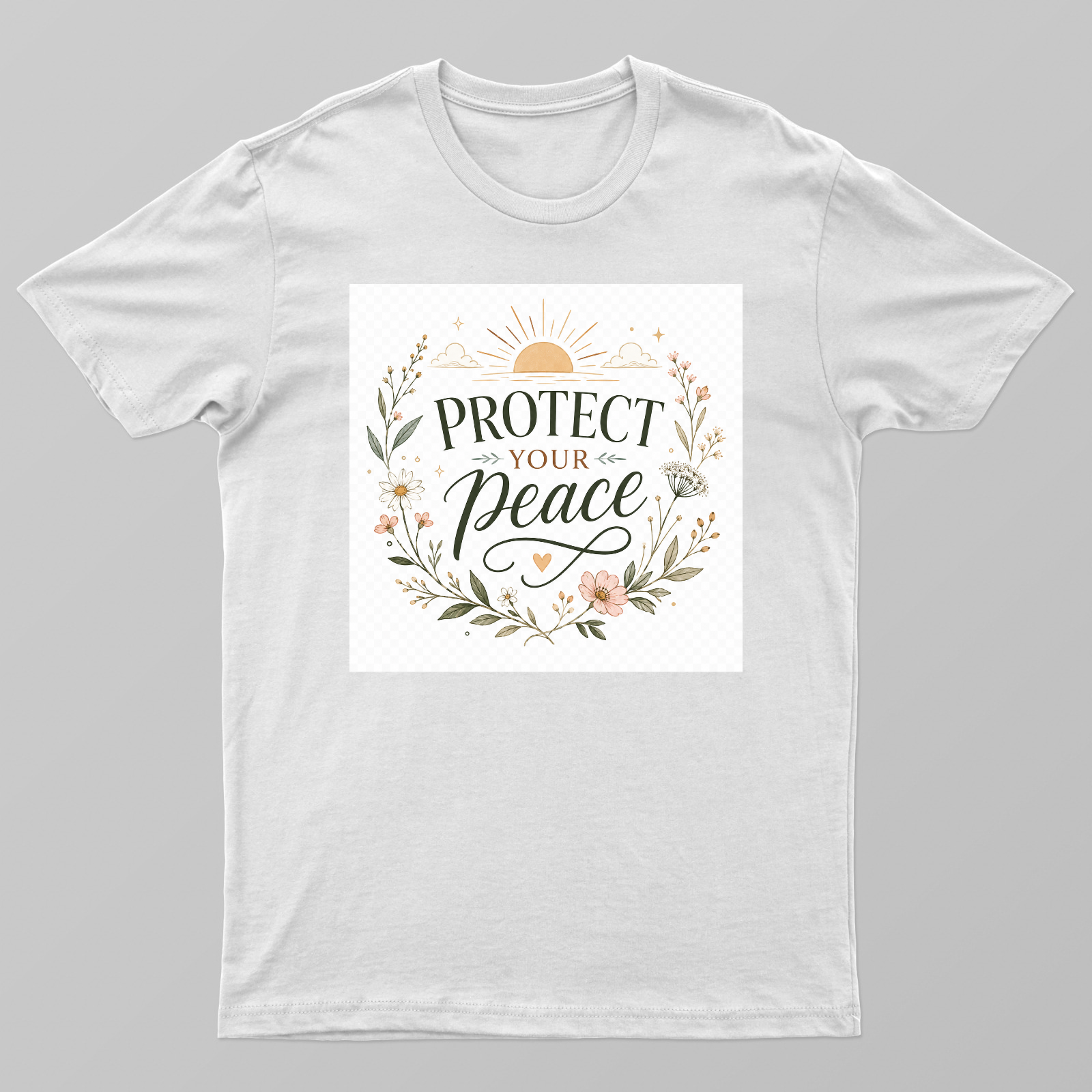 Protect your peace Unisex T-shirt by Trishaa Mandal