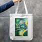 Krishna in thoughts Zipper Tote Bag by @ksillustrate