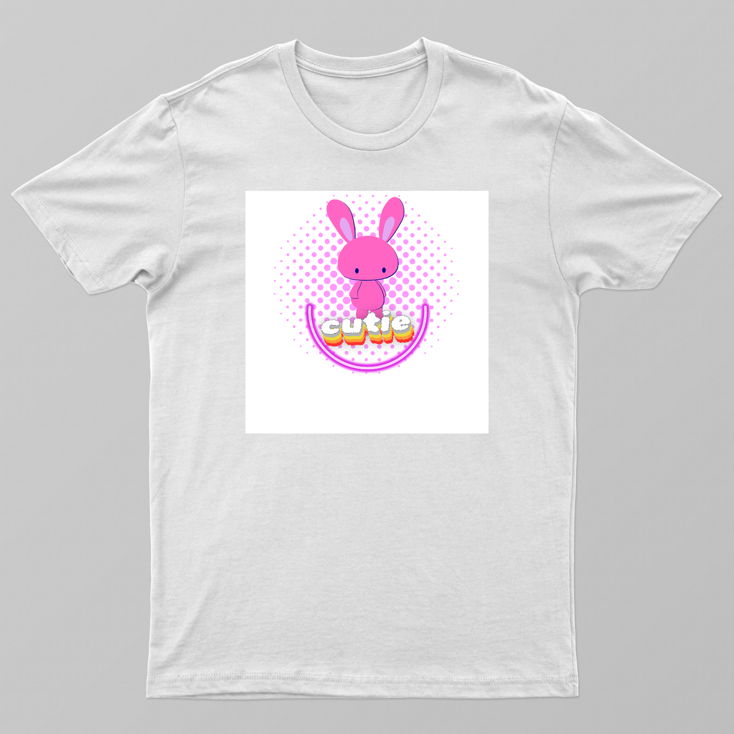 cure rabbit Unisex T-shirt by Trishaa Mandal