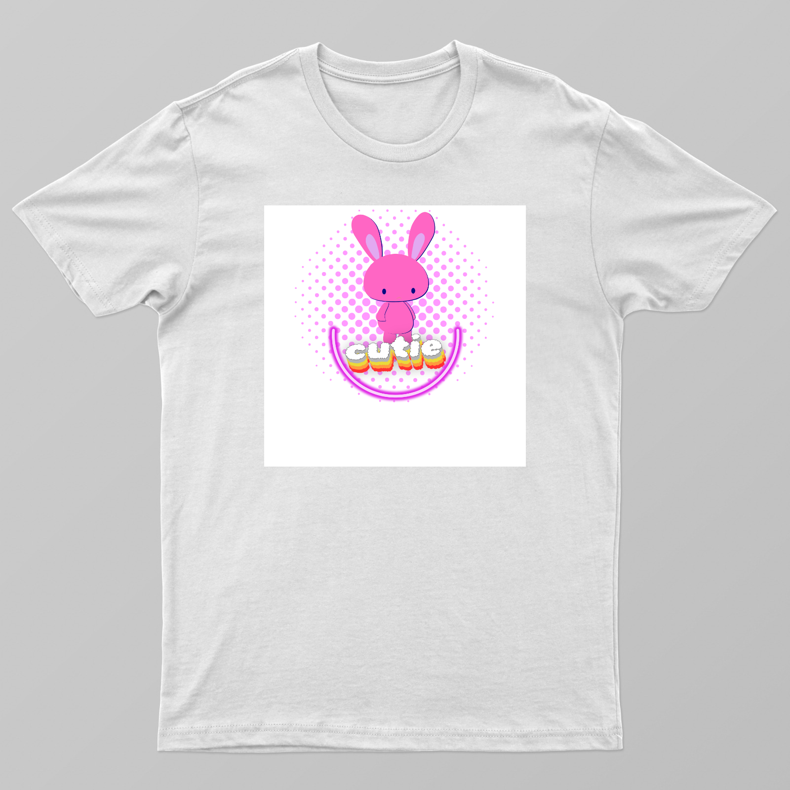 cure rabbit Unisex T-shirt by Trishaa Mandal