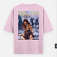Warrior Princess Oversized T-shirt (Back print) by Henry ramchhana