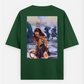 Warrior Princess Oversized T-shirt (Back print) by Henry ramchhana