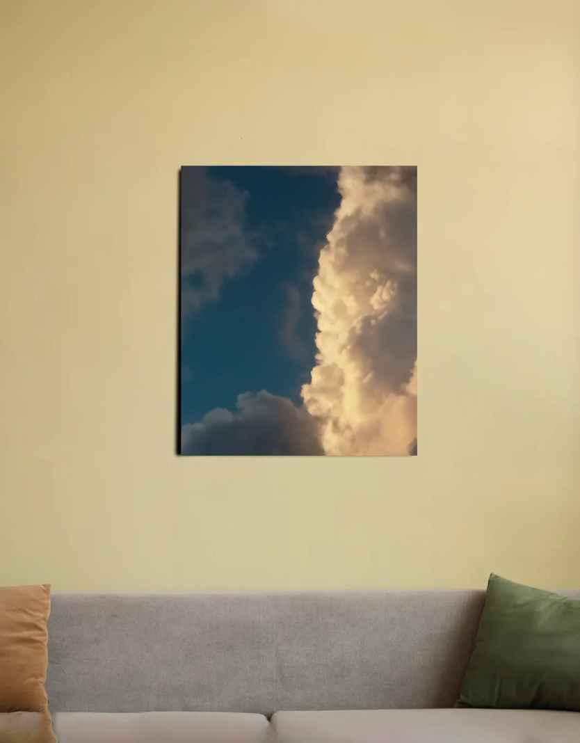 Clouds 16"x20" Canvas Poster by @Alice_davina