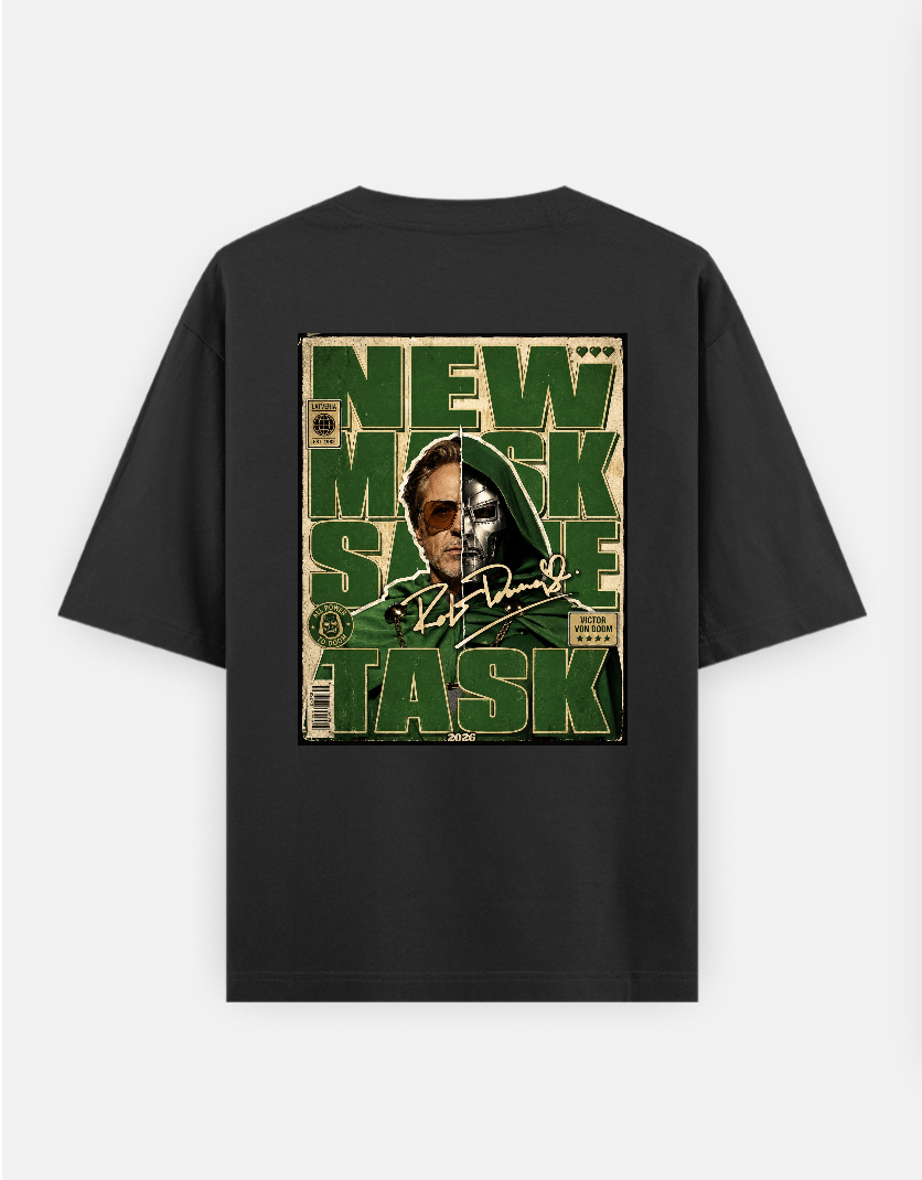 VICTOR VON DOOM Oversized T-shirt (Back print) by @_buggi_