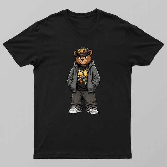 STREET / HUSTLE Bear Unisex T-shirt by VIMAL R