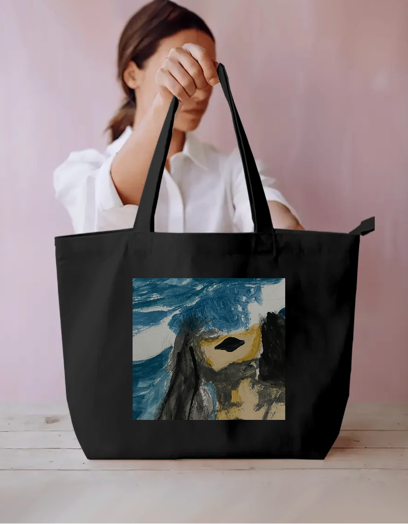 Aqua lady Everyday Large Tote Bag by @heytaskin