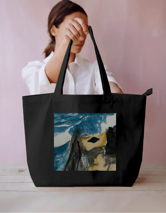 Aqua lady Everyday Large Tote Bag by @heytaskin