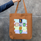 Lazy Day Cute Sleeping Cat Vintage Ransom Note Aesthetic Tote Bag Zipper Tote Bag by SeJaa_Studio