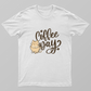 Coffee Day Cute Cat in Latte Cup Funny Coffee Lover T-Shirt Unisex T-shirt by SeJaa_Studio