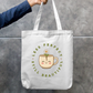Less Perfect. Still Beautiful. Zipper Tote Bag by @sakthipry