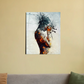 Women in pain 16"x20" Canvas Poster by Chim Mark