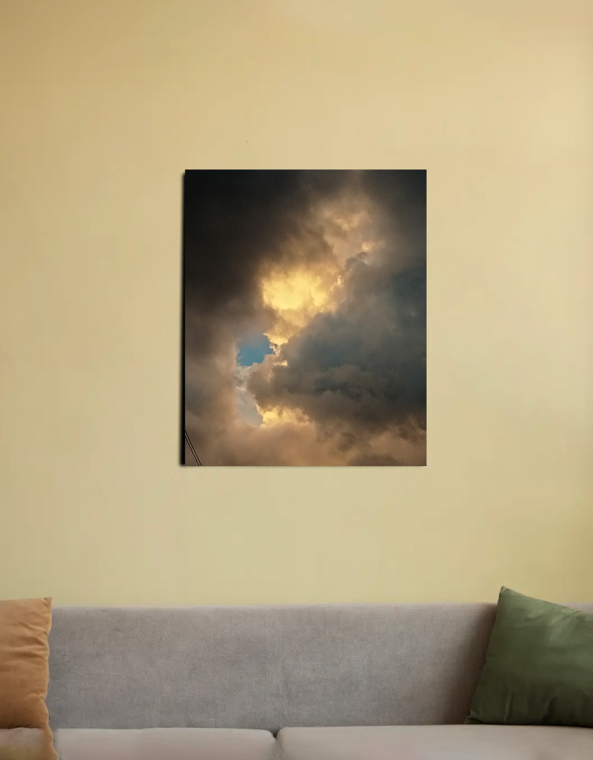 Clouds 16"x20" Canvas Poster by @Alice_davina