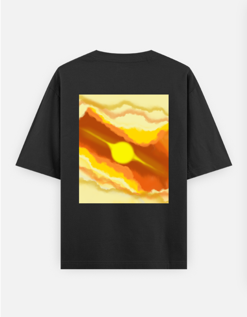 Supernnovaa Oversized T-shirt (Back print) by hansik
