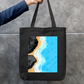 Thebeach Zipper Tote Bag by hansik