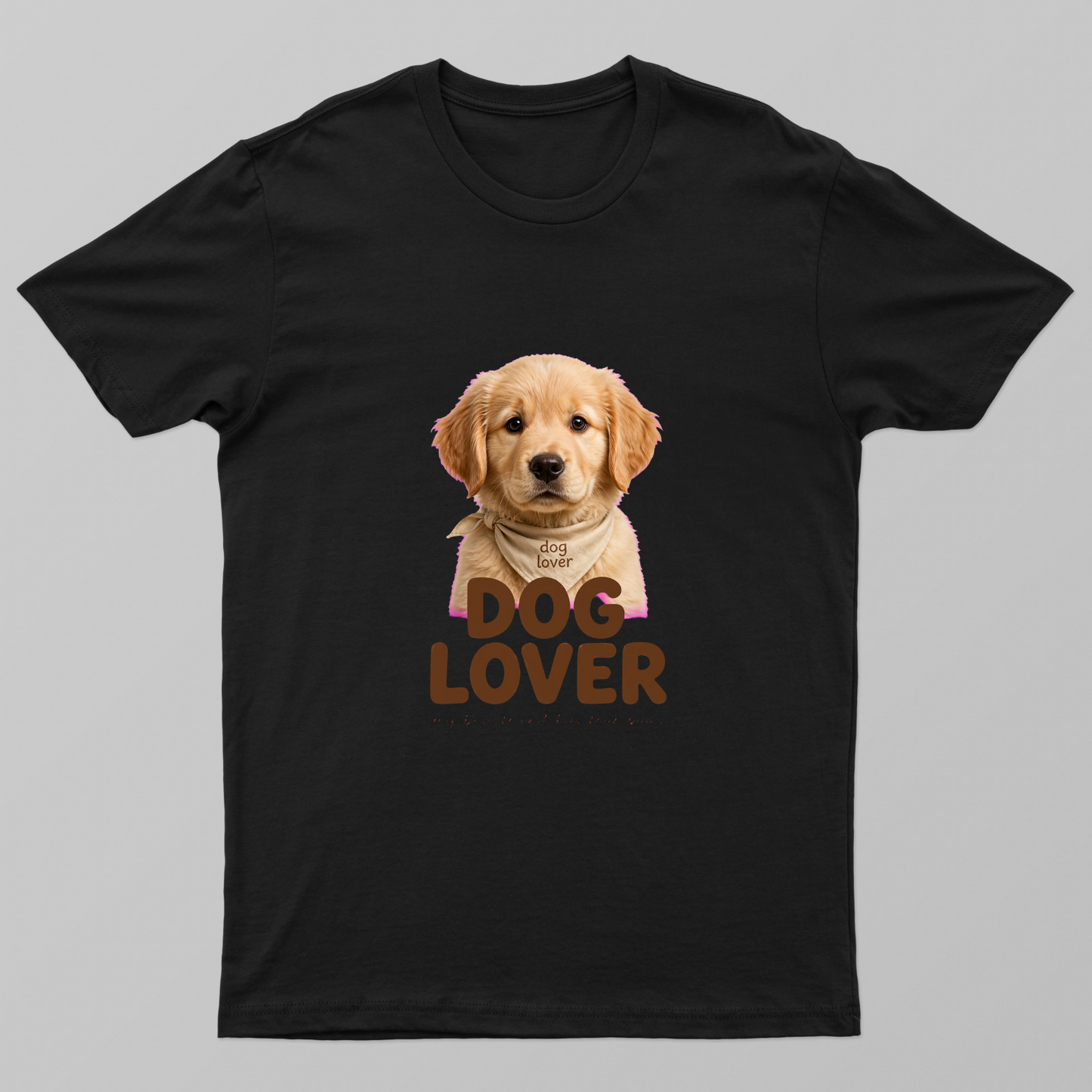 Dog lover Realistic T shirt Unisex T-shirt by VIMAL R