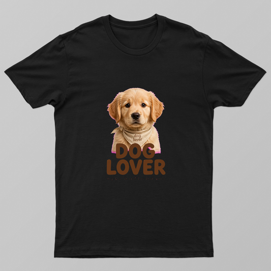 Dog lover Realistic T shirt Unisex T-shirt by VIMAL R
