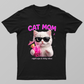 CAT MOM Night Edition Unisex T-shirt by VIMAL R