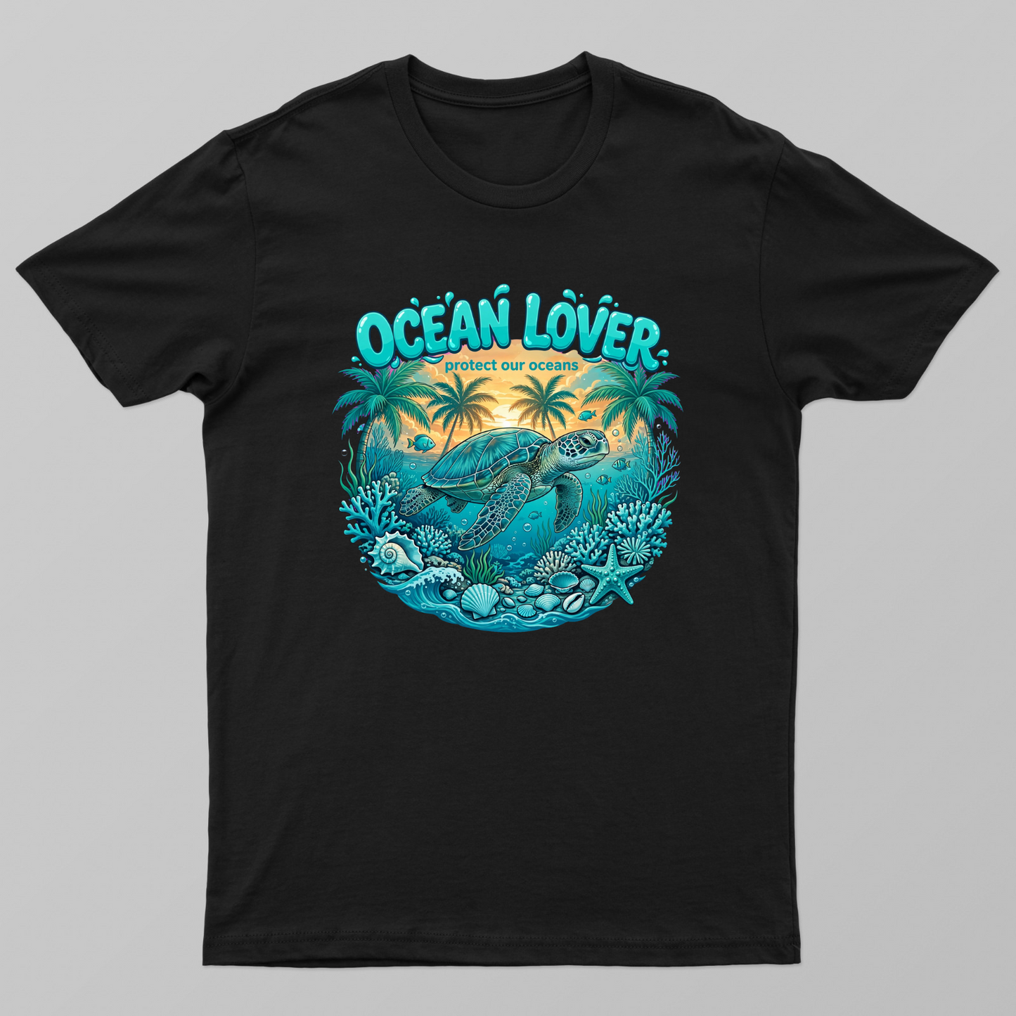 Ocean Nature lover Unisex T-shirt by VIMAL R