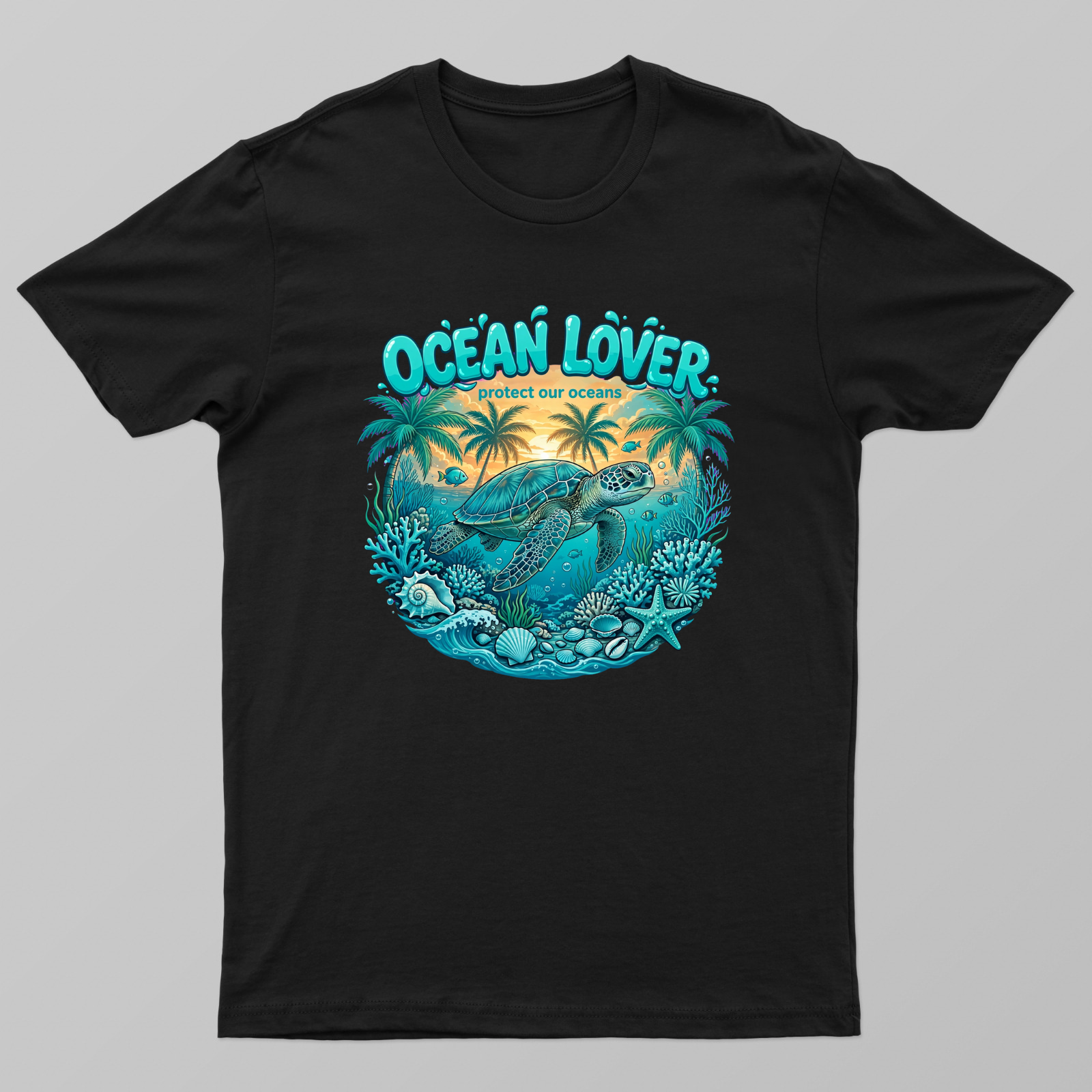 Ocean Nature lover Unisex T-shirt by VIMAL R