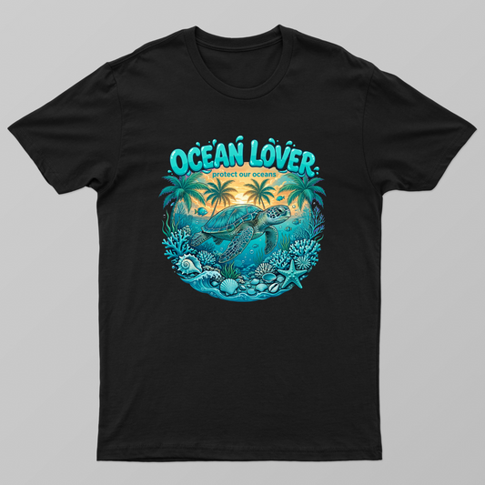 Ocean Nature lover Unisex T-shirt by VIMAL R
