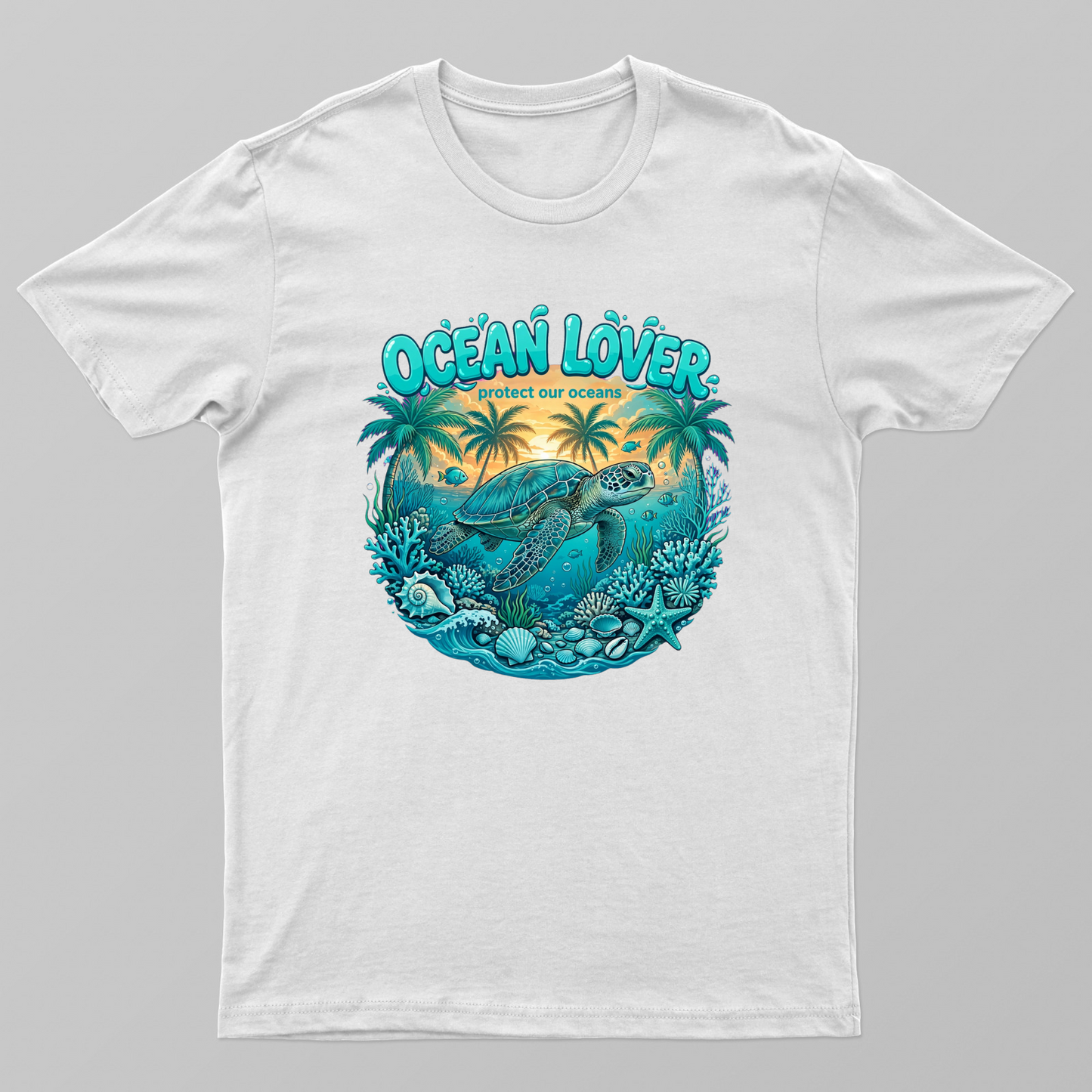 Ocean Nature lover Unisex T-shirt by VIMAL R
