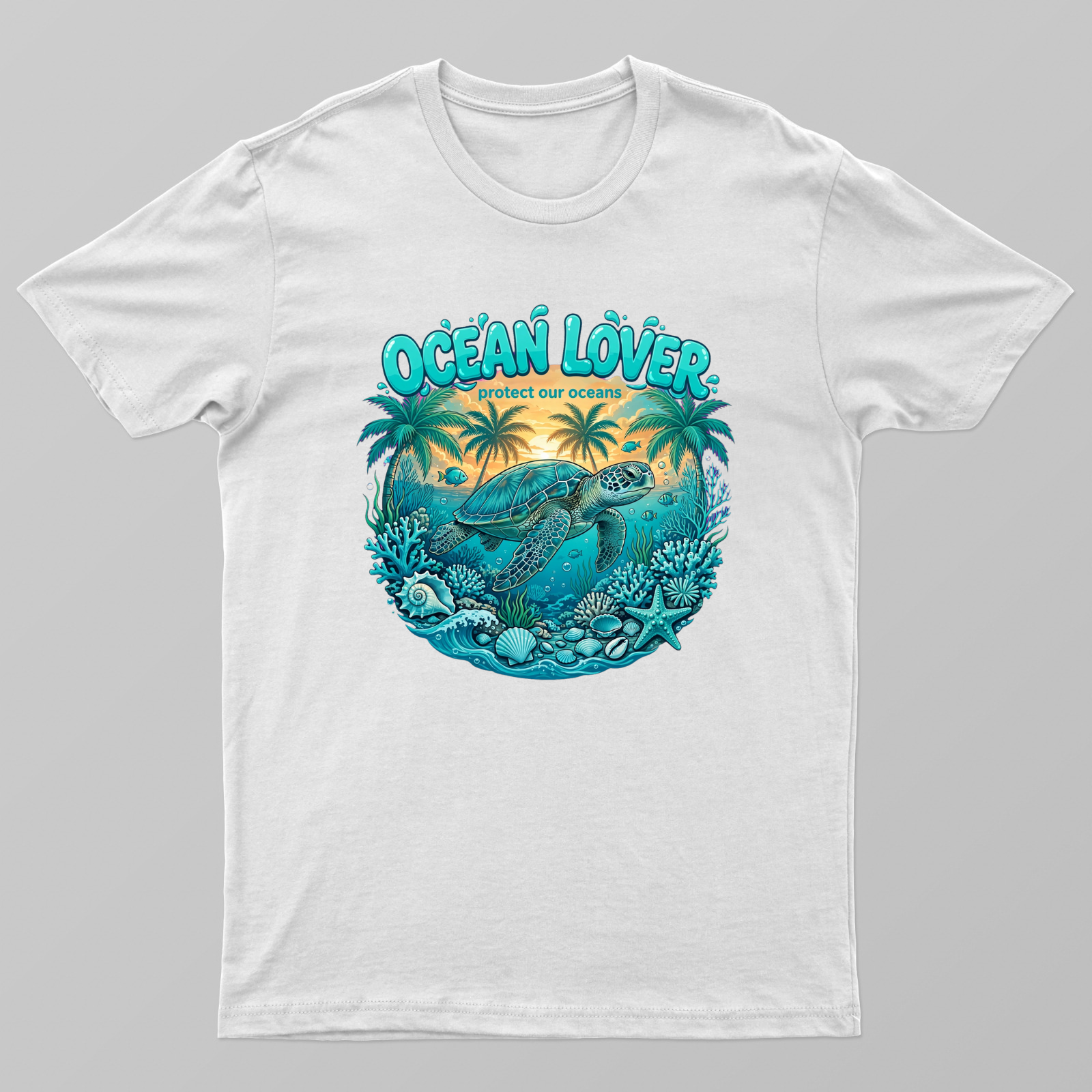 Ocean Nature lover Unisex T-shirt by VIMAL R