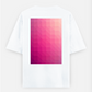 Shades of pink Oversized T-shirt (Back print) by @anujamathur18