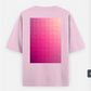 Shades of pink Oversized T-shirt (Back print) by @anujamathur18