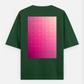 Shades of pink Oversized T-shirt (Back print) by @anujamathur18
