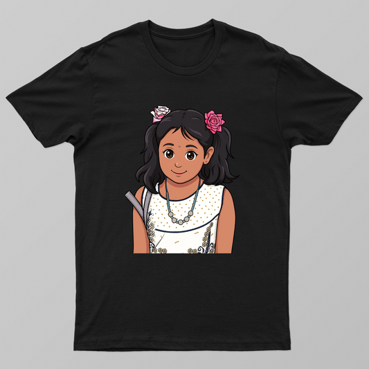 Cute Baby girl T shirt design Unisex T-shirt by VIMAL R