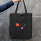 Bloom with Grace Zipper Tote Bag by Worthit