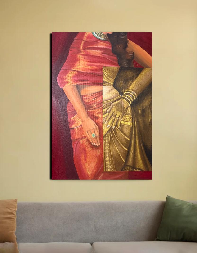 When new meets Old 20"x30" Canvas Poster by @rkcreates04
