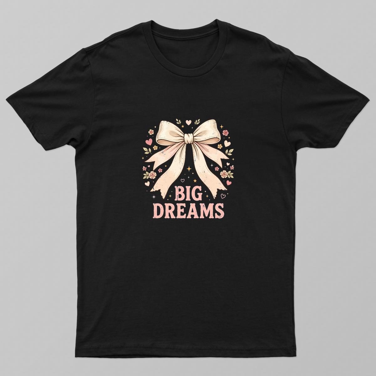 Big Dream Bow Girl Unisex T-shirt by VIMAL R