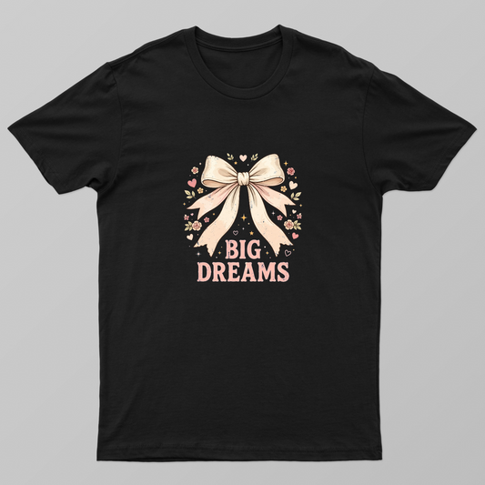 Big Dream Bow Girl Unisex T-shirt by VIMAL R