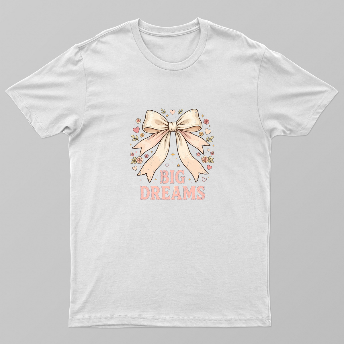 Big Dream Bow Girl Unisex T-shirt by VIMAL R