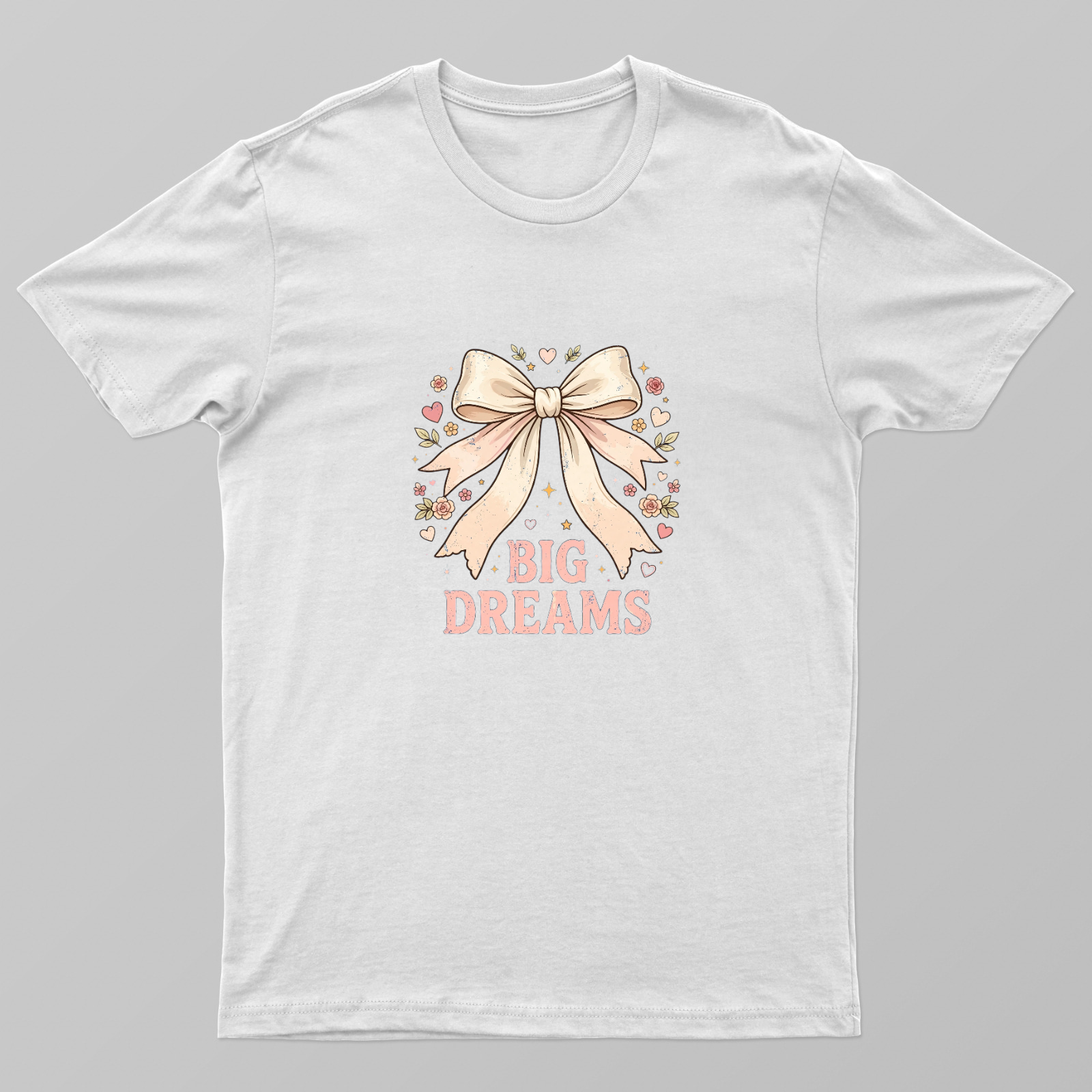 Big Dream Bow Girl Unisex T-shirt by VIMAL R