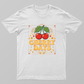CHERRY DAYS — Vintage 1970s-inspired cherry graphic, Unisex T-shirt by VIMAL R