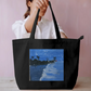 Blue waves Everyday Large Tote Bag by Anjali Dotka