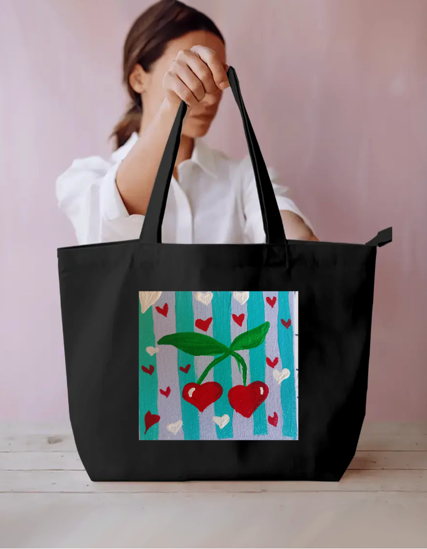 Cherry blossoms 🍒 Everyday Large Tote Bag by Anjali Dotka