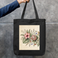 Floral Aesthetic Tote Bag Zipper Tote Bag by @rd_digital_store