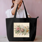 Floral Aesthetic Tote Bag Everyday Large Tote Bag by @rd_digital_store