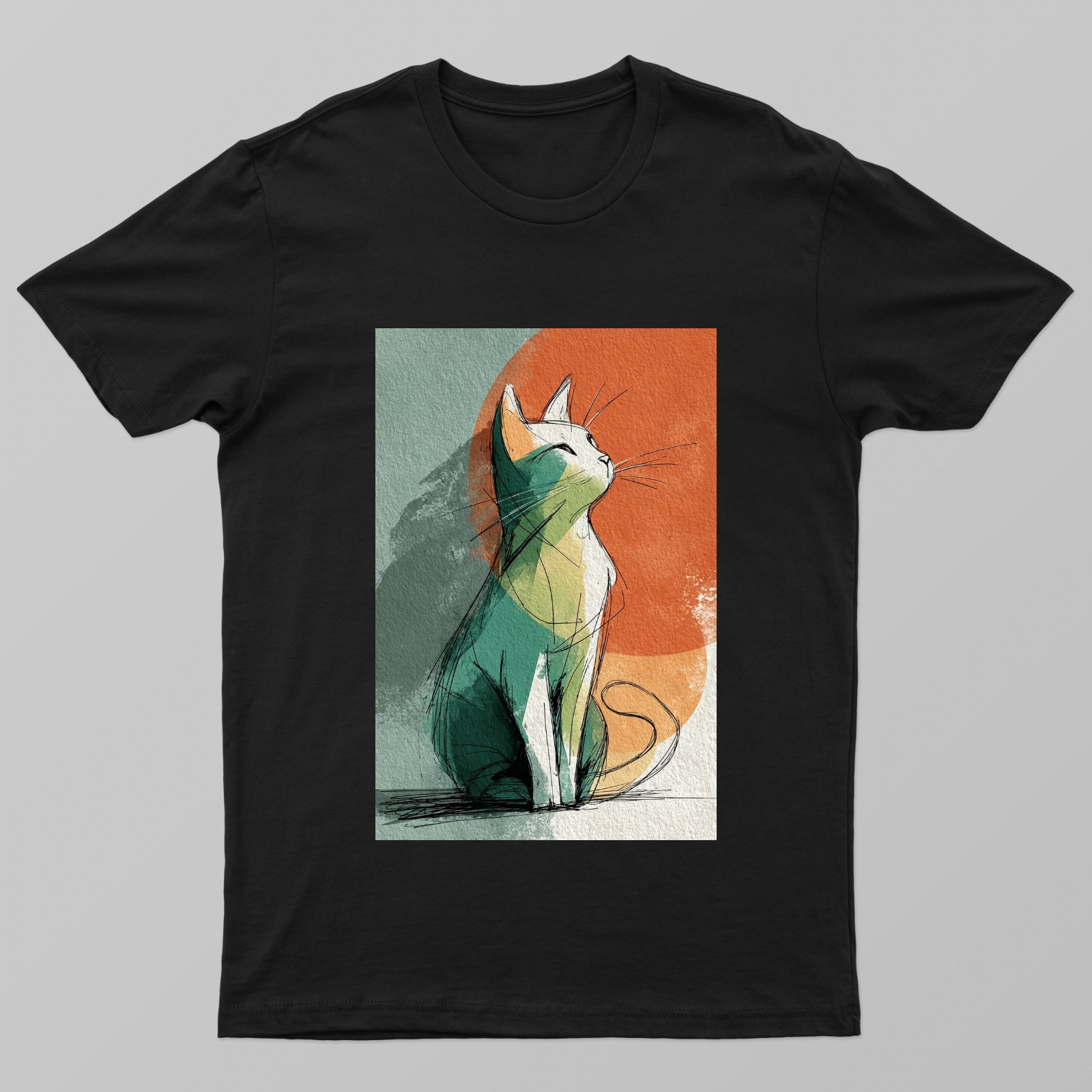 Cats printing Unisex T-shirt by @Alice_davina