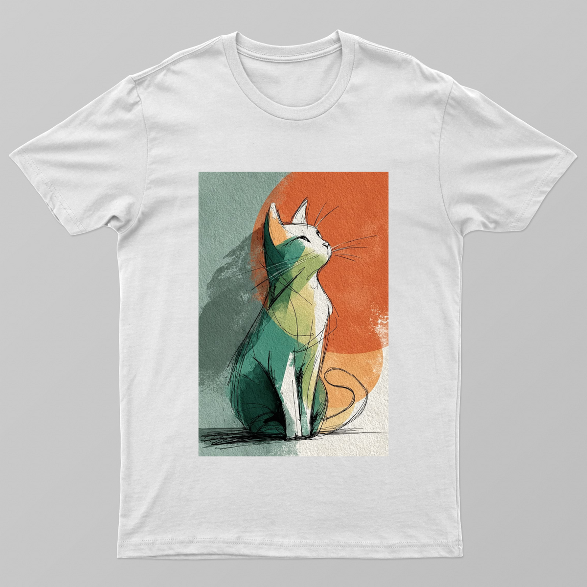 Cats printing Unisex T-shirt by @Alice_davina