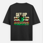 Bob Marley Oversized T-shirt (Back print) by @_buggi_