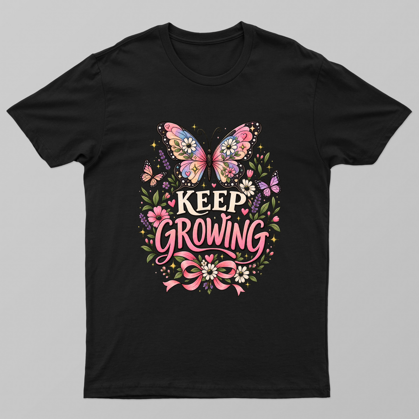 Keep Growing Up Women T shirt design Unisex T-shirt by VIMAL R